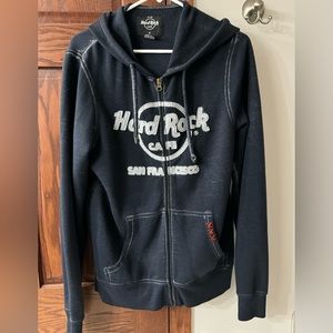 HARD ROCK CAFE SAN FRANCISCO ZIP UP HOODIE UNISEX SMALL